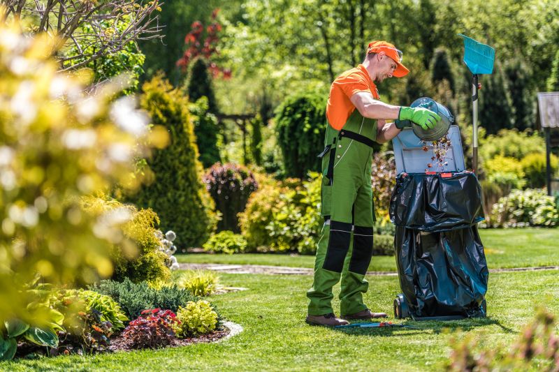spring lawn cleanup